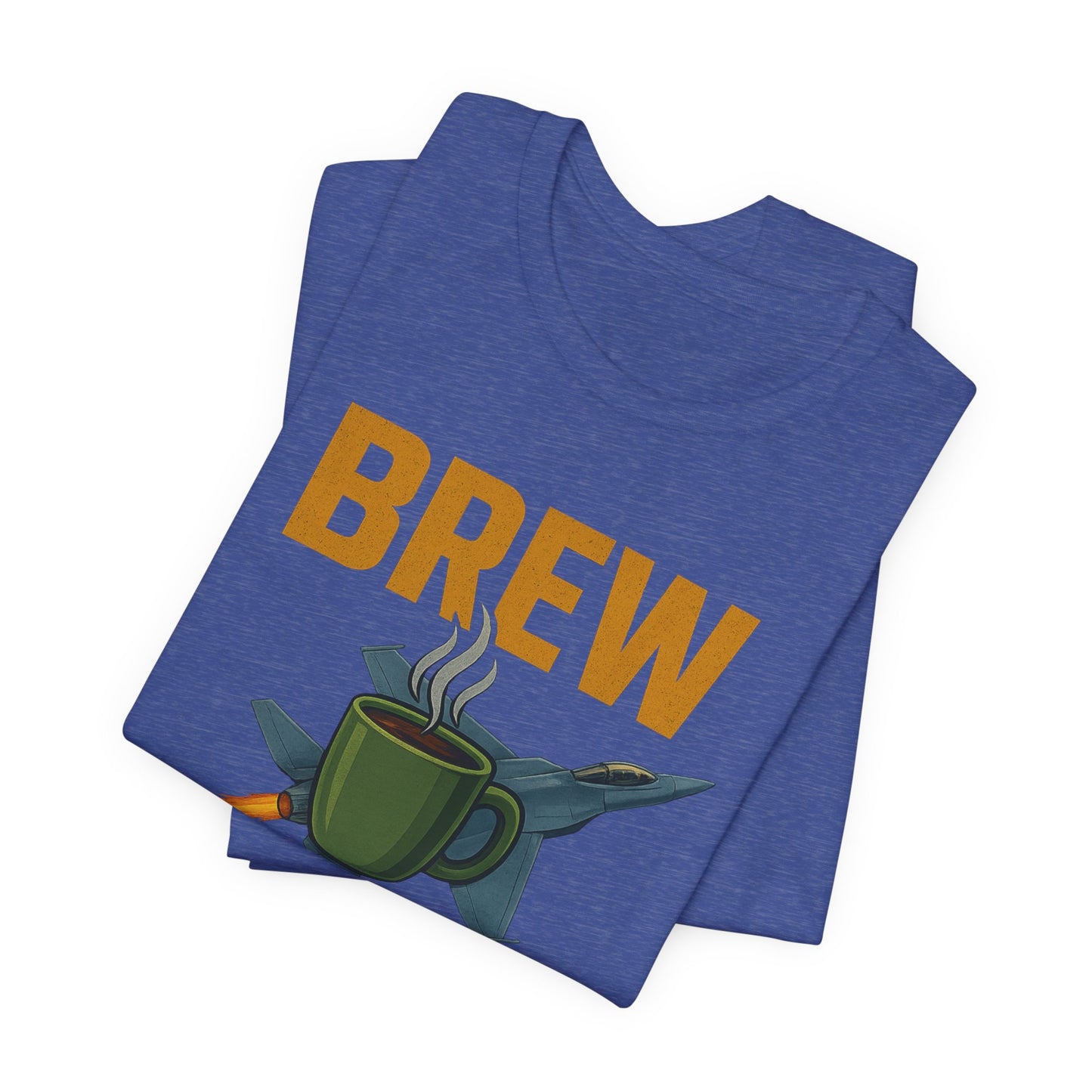 Brew Force Coffee Tee, Unisex Coffee Lover's T-Shirt, Gifts for Baristas, Father’s Day Gift, Coffee Enthusiast Apparel