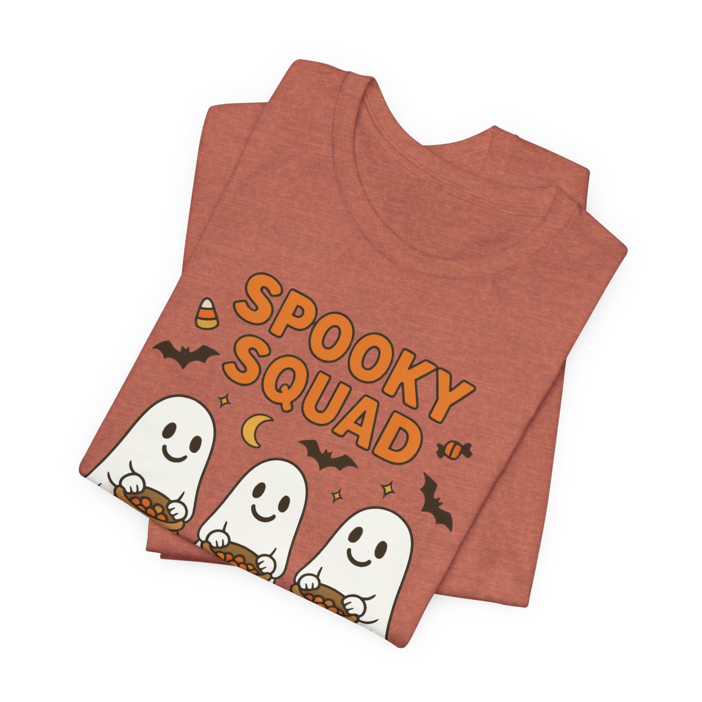 Spooky Squad Coffee Ghosts Tee – Halloween Shirt for Coffee Lovers