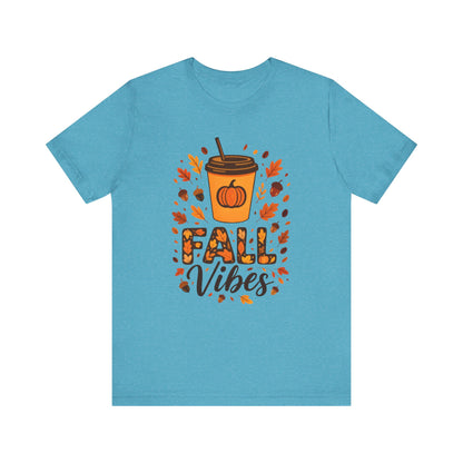 Autumn Coffee Lover Tee - Fall Vibes Unisex Shirt, Perfect for Cozy Days, Pumpkin Spice, Thanksgiving Gift, Seasonal Fashion, Casual Wear
