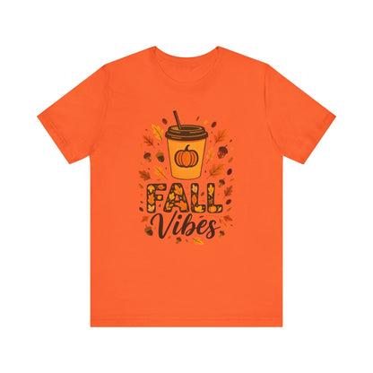 Autumn Coffee Lover Tee - Fall Vibes Unisex Shirt, Perfect for Cozy Days, Pumpkin Spice, Thanksgiving Gift, Seasonal Fashion, Casual Wear