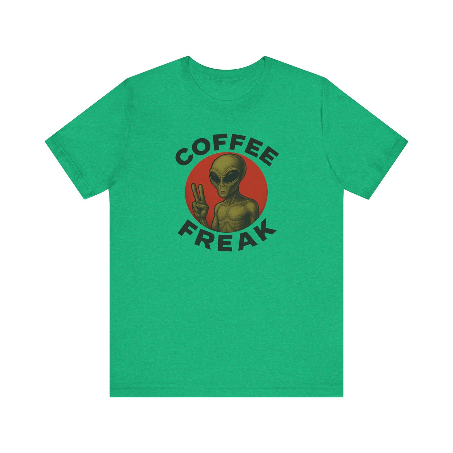 Coffee Freak Unisex Jersey Short Sleeve Tee, Cute Alien Tee, Funny Coffee Shirt for Coffee Lovers, Quirky Graphic Tee, Perfect for [...]