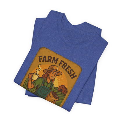 Farm Fresh Unisex Jersey Tee - Pipeline Roast Co.
