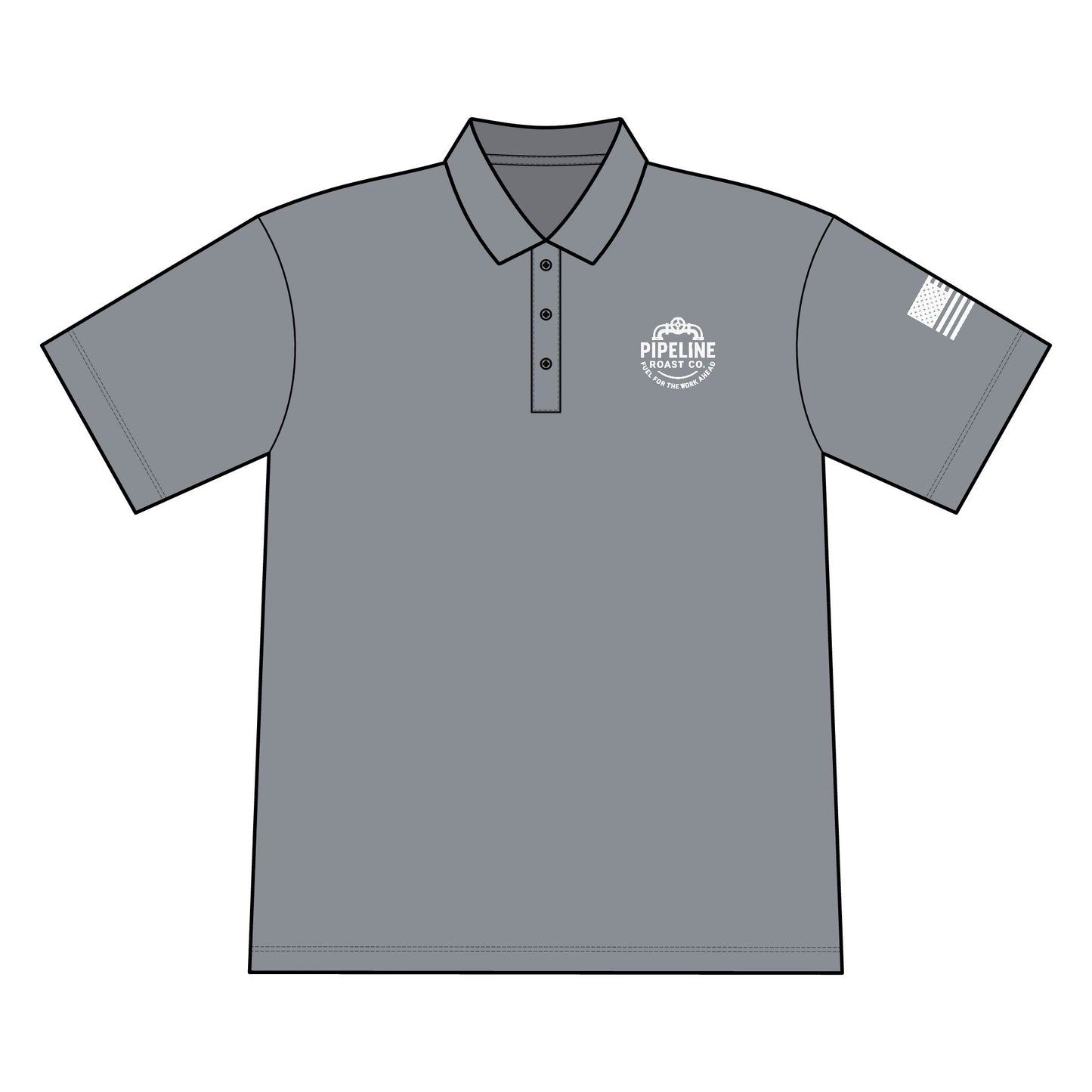 Pipeline Roast Co. Port Authority Polo – Moisture-Wicking Performance Wear