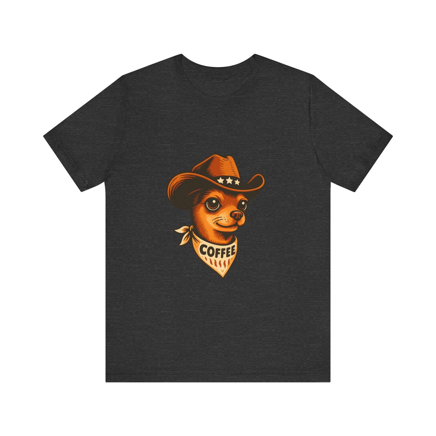 Cowboy Coffee Graphic Tee, Unisex T-Shirt, Funny Coffee Lover Gift, Casual Wear, Coffee Shop Merch