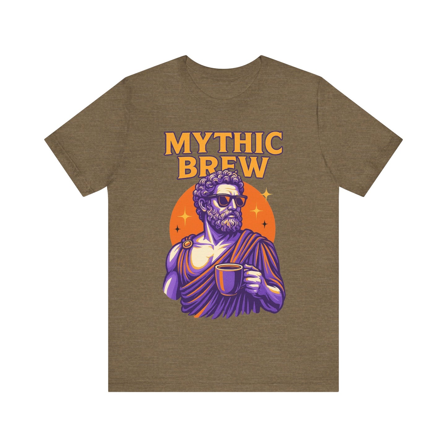 Mythic Brew Tee - Unisex Graphic T-Shirt, Coffee Lover Shirt, Gifts for Him, Vintage Style Tee, Casual Wear