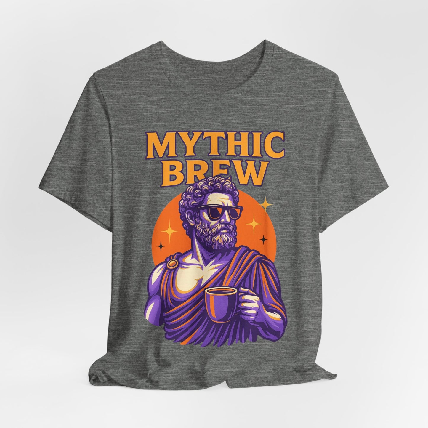 Mythic Brew Tee - Unisex Graphic T-Shirt, Coffee Lover Shirt, Gifts for Him, Vintage Style Tee, Casual Wear