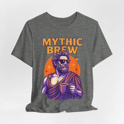 Mythic Brew Tee - Unisex Graphic T-Shirt, Coffee Lover Shirt, Gifts for Him, Vintage Style Tee, Casual Wear