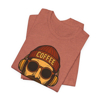 Coffee Lover's Unisex Tee - Perfect for Baristas, Father's Day, Casual Wear, Gifts, Coffee Shop Vibe, Hipster Style