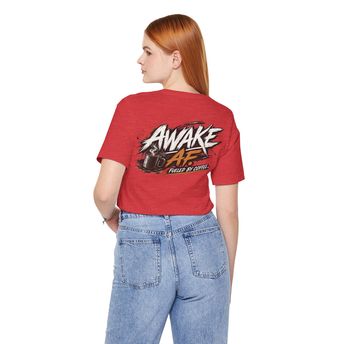 Awake AF Coffee Tee — "Fueled by Coffee" Graphic T-Shirt
