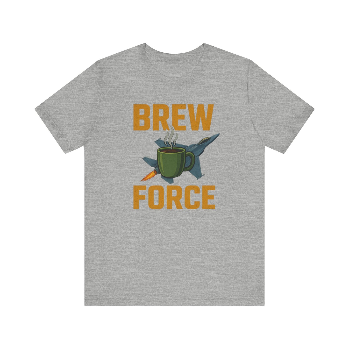 Brew Force Coffee Tee, Unisex Coffee Lover's T-Shirt, Gifts for Baristas, Father’s Day Gift, Coffee Enthusiast Apparel