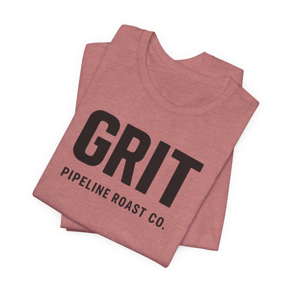 Bold Grit Tee for Coffee Lovers, Casual Unisex Shirt, Perfect Gift for Baristas, Coffee Enthusiasts, Motivational Apparel