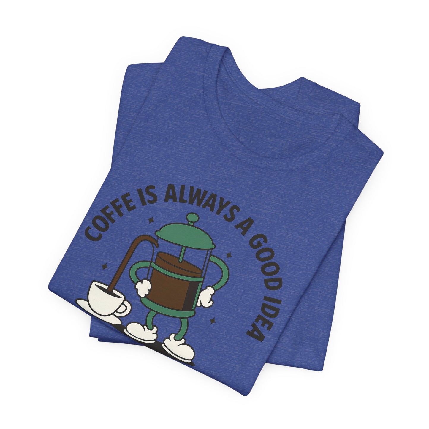 Coffee Lover's Short Sleeve Tee, Unisex Jersey T-Shirt, Casual Gift for Coffee Enthusiasts, Perfect for Birthdays, Coffee Breaks, Cozy Vibe