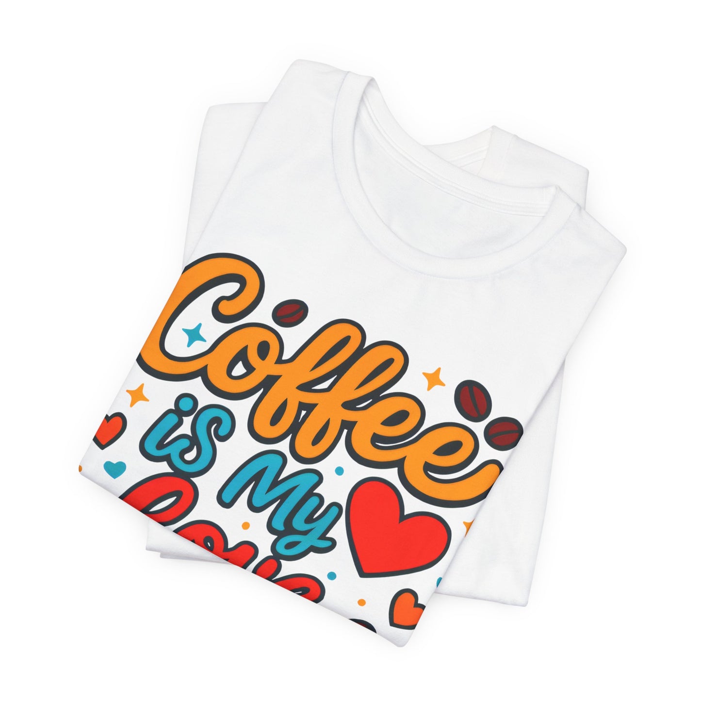 Coffee Lover's Unisex Tee - Perfect Gift for Coffee Enthusiasts, Unique T-Shirt for Baristas, Coffee Break Apparel, Vibrant Casual Wear