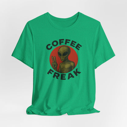 Coffee Freak Unisex Jersey Short Sleeve Tee, Cute Alien Tee, Funny Coffee Shirt for Coffee Lovers, Quirky Graphic Tee, Perfect for [...]