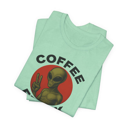 Coffee Freak Unisex Jersey Short Sleeve Tee, Cute Alien Tee, Funny Coffee Shirt for Coffee Lovers, Quirky Graphic Tee, Perfect for [...]
