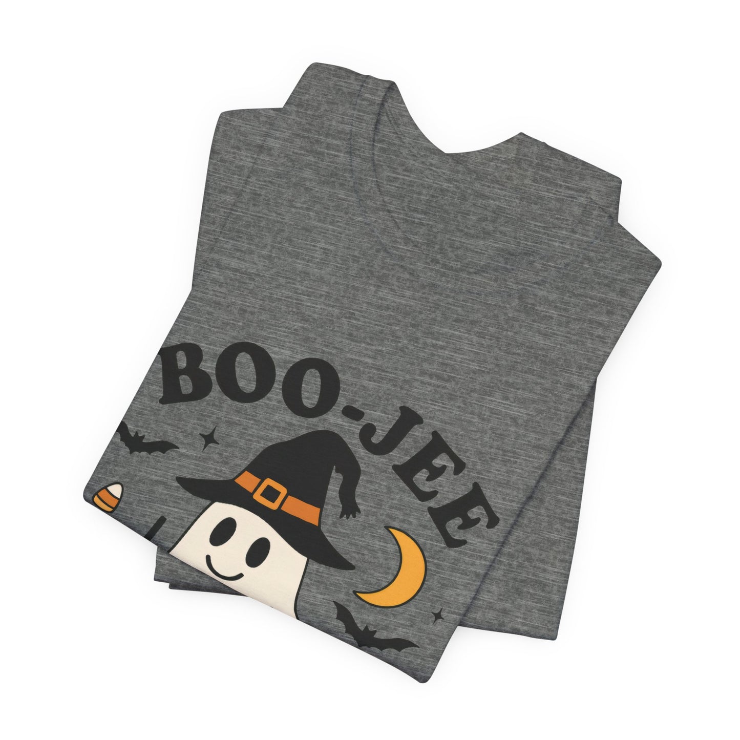 Boo-Jee Coffee Ghost Halloween T-Shirt – Funny Spooky Brew Tee for Coffee Lovers