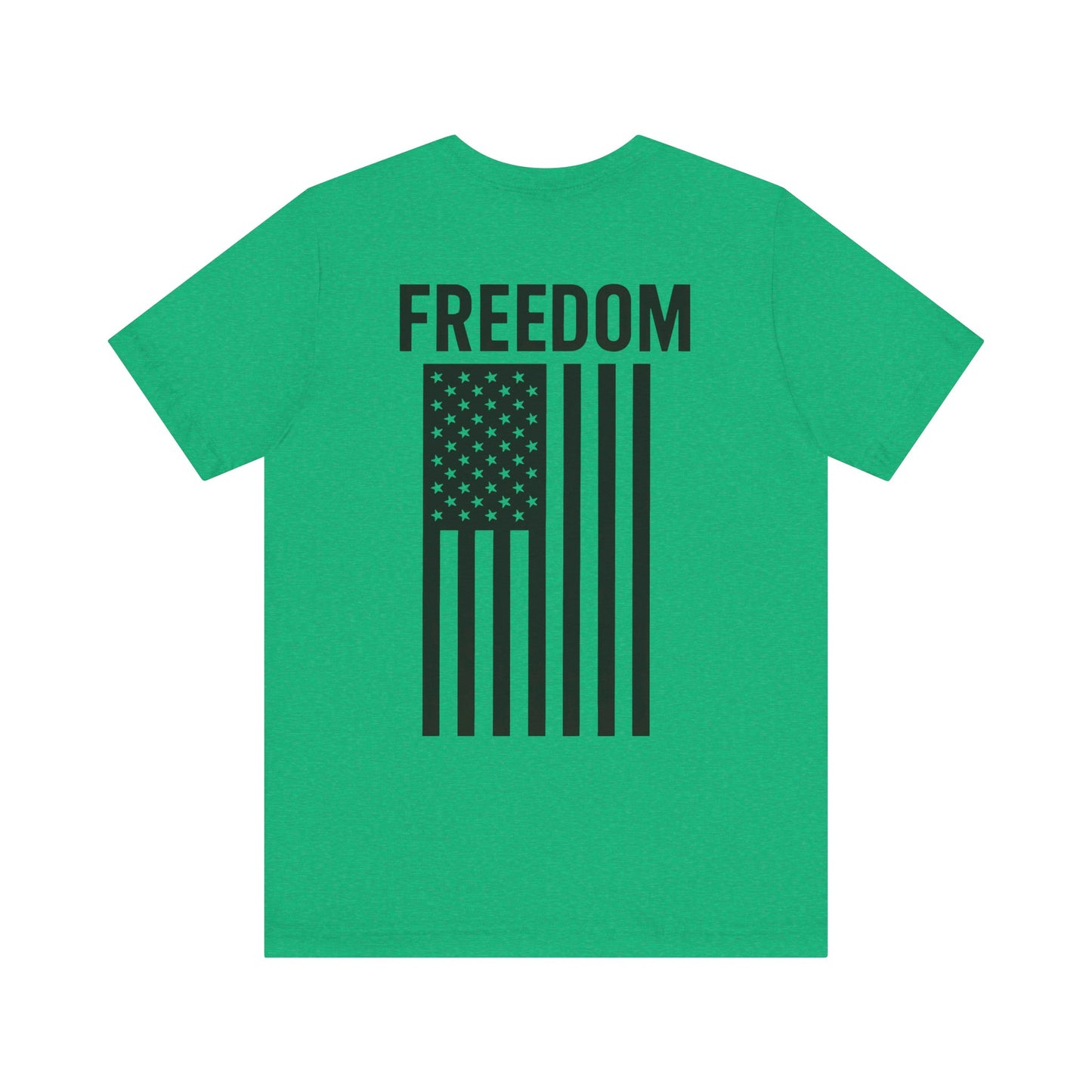 Freedom Flag Unisex Tee - Patriotic Shirt for Independence Day, Casual Wear, USA Pride, Gift for Veterans, Summer Style