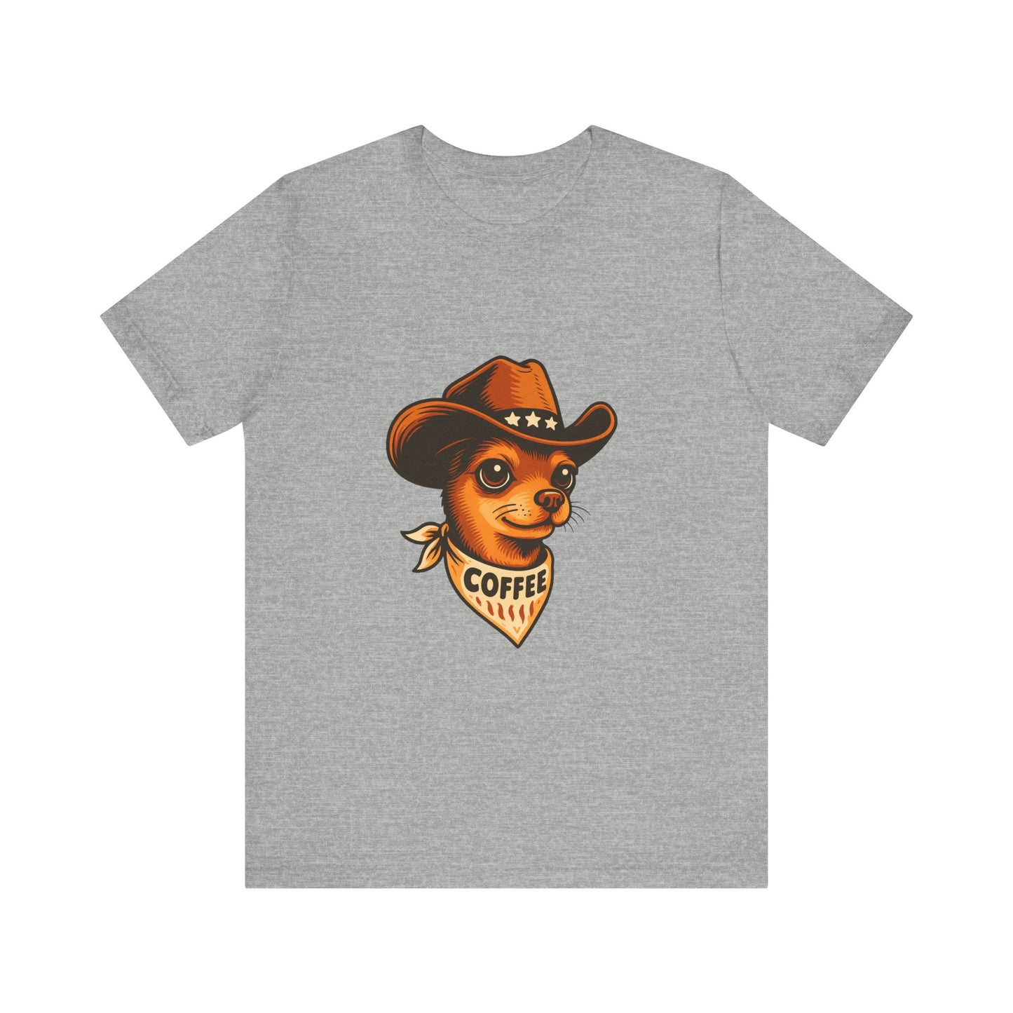 Cowboy Coffee Graphic Tee, Unisex T-Shirt, Funny Coffee Lover Gift, Casual Wear, Coffee Shop Merch