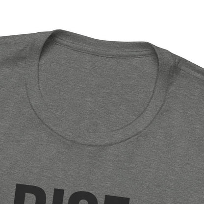 Coffee Lover's Unisex Tee - Rise. Grind. Repeat. | Casual Wear, Motivational Gift, Gym Shirt, Coffee Enthusiast Apparel, Everyday Comfort