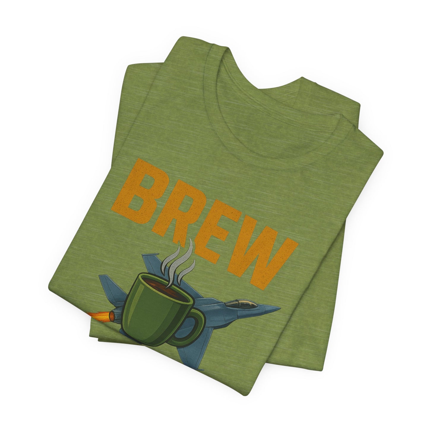 Brew Force Coffee Tee, Unisex Coffee Lover's T-Shirt, Gifts for Baristas, Father’s Day Gift, Coffee Enthusiast Apparel