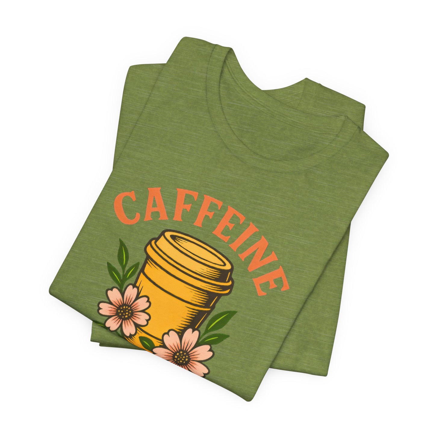 Caffeine Queen Tee - Perfect for Coffee Lovers, Casual Wear, Gifts, Birthdays or Coffee-Themed Events, Fun and Stylish!