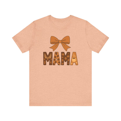 Mama Bow Tee - Cute Mother's Day Gift, Casual Everyday Wear, Family Matching Outfit, Birthday Celebration Top, Gift for Moms