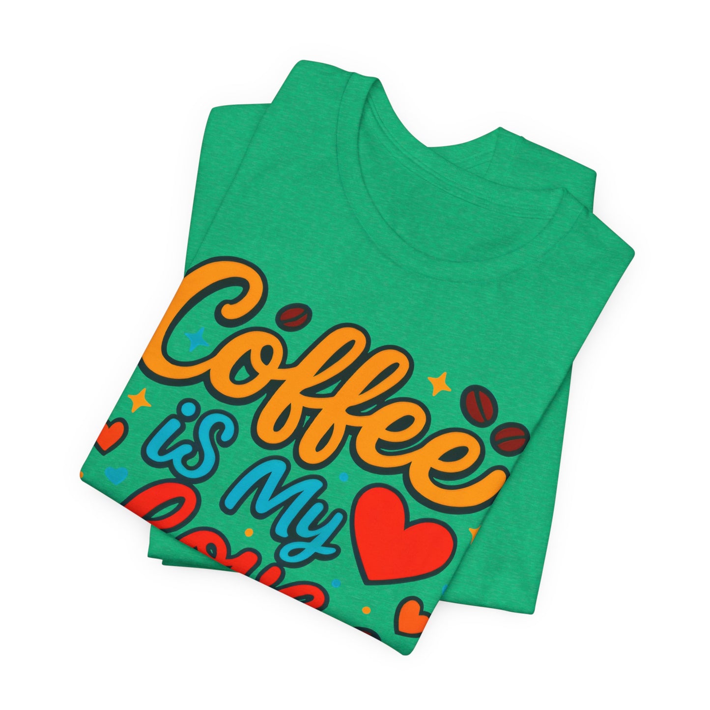Coffee Lover's Unisex Tee - Perfect Gift for Coffee Enthusiasts, Unique T-Shirt for Baristas, Coffee Break Apparel, Vibrant Casual Wear