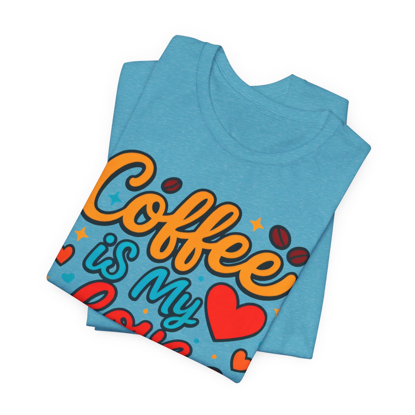 Coffee Lover's Unisex Tee - Perfect Gift for Coffee Enthusiasts, Unique T-Shirt for Baristas, Coffee Break Apparel, Vibrant Casual Wear