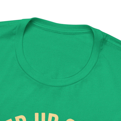 Power-Up Coffee Tee, Funny Robot Shirt, Gift for Coffee Lovers, Unisex Graphic Tee, Quirky Casual Wear, Birthday Apparel