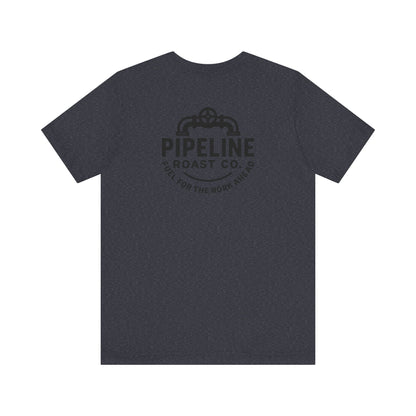 Steel Worker Coffee T-Shirt – Industrial Graphic Tee for Hardworking Coffee Fans