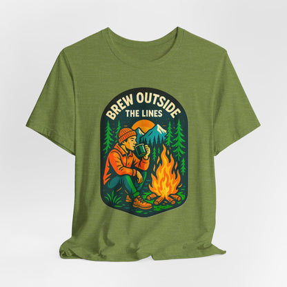 Outdoor Adventure Tee with Retro Campfire Design, Unisex Casual Shirt, Perfect for Camping, Hiking, Gifts for Nature Lovers, Outdoor [...]