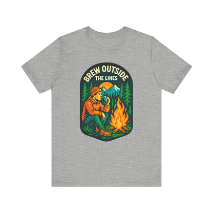 Outdoor Adventure Tee with Retro Campfire Design, Unisex Casual Shirt, Perfect for Camping, Hiking, Gifts for Nature Lovers, Outdoor [...]