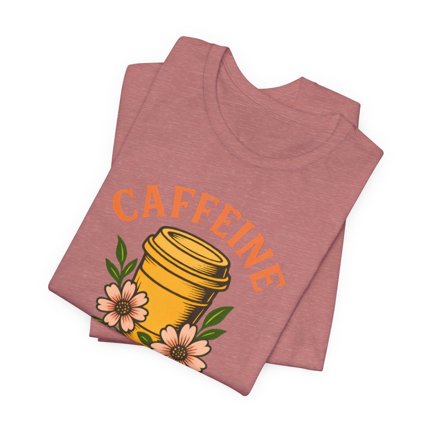 Caffeine Queen Tee - Perfect for Coffee Lovers, Casual Wear, Gifts, Birthdays or Coffee-Themed Events, Fun and Stylish!