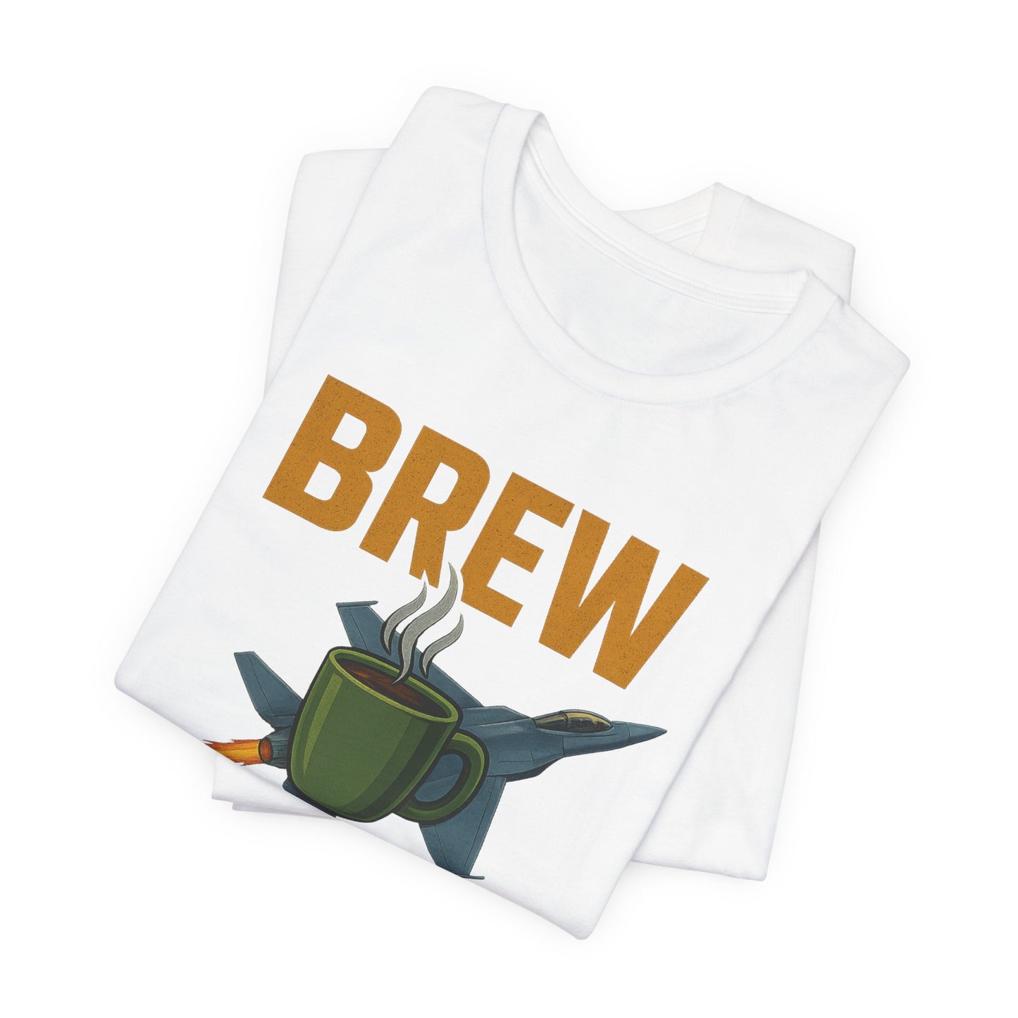 Brew Force Coffee Tee, Unisex Coffee Lover's T-Shirt, Gifts for Baristas, Father’s Day Gift, Coffee Enthusiast Apparel