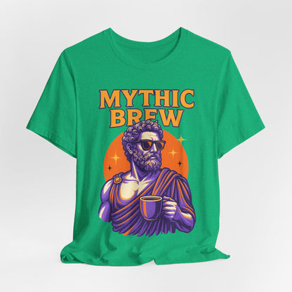 Mythic Brew Tee - Unisex Graphic T-Shirt, Coffee Lover Shirt, Gifts for Him, Vintage Style Tee, Casual Wear
