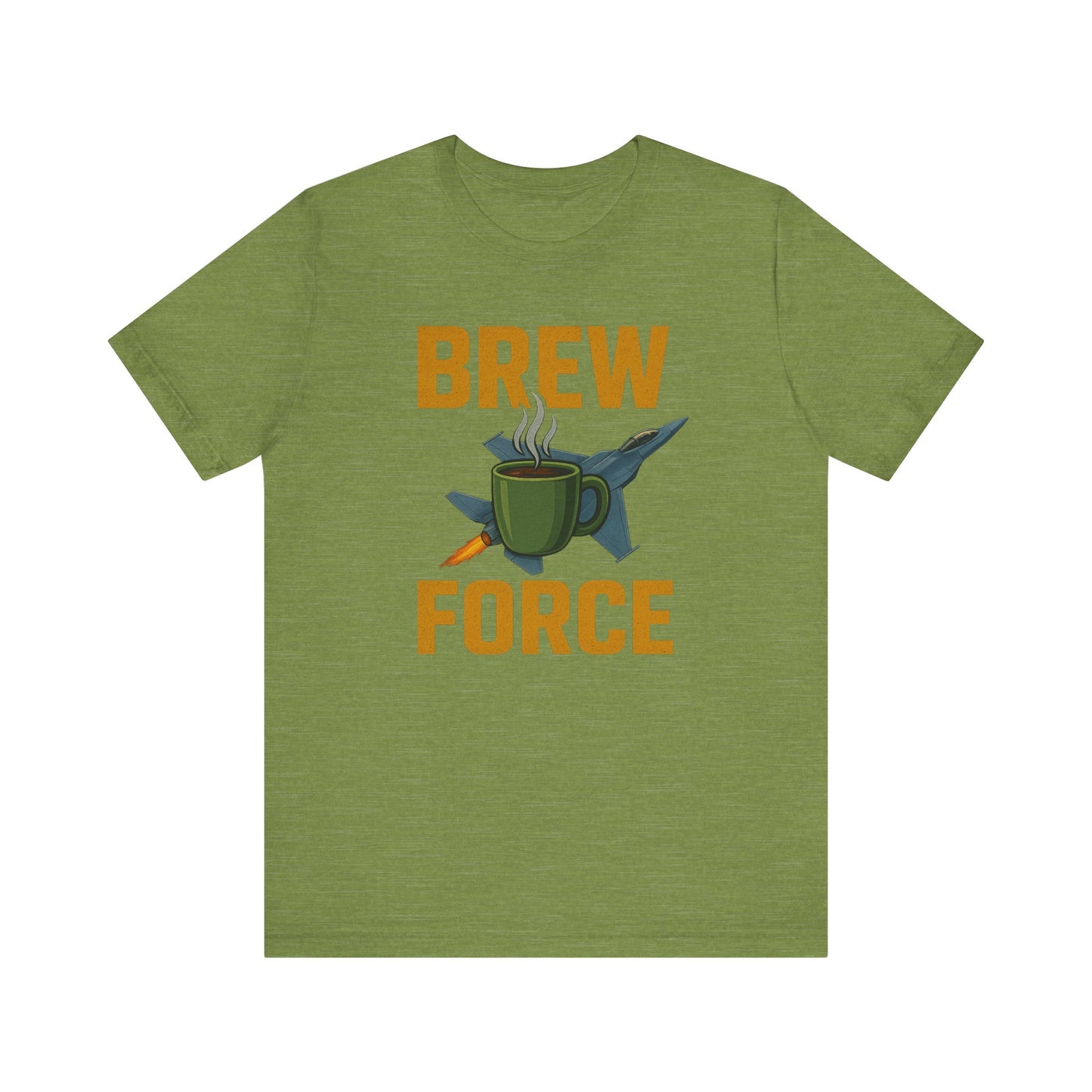 Brew Force Coffee Tee, Unisex Coffee Lover's T-Shirt, Gifts for Baristas, Father’s Day Gift, Coffee Enthusiast Apparel