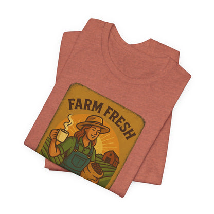 Farm Fresh Unisex Jersey Tee - Pipeline Roast Co.