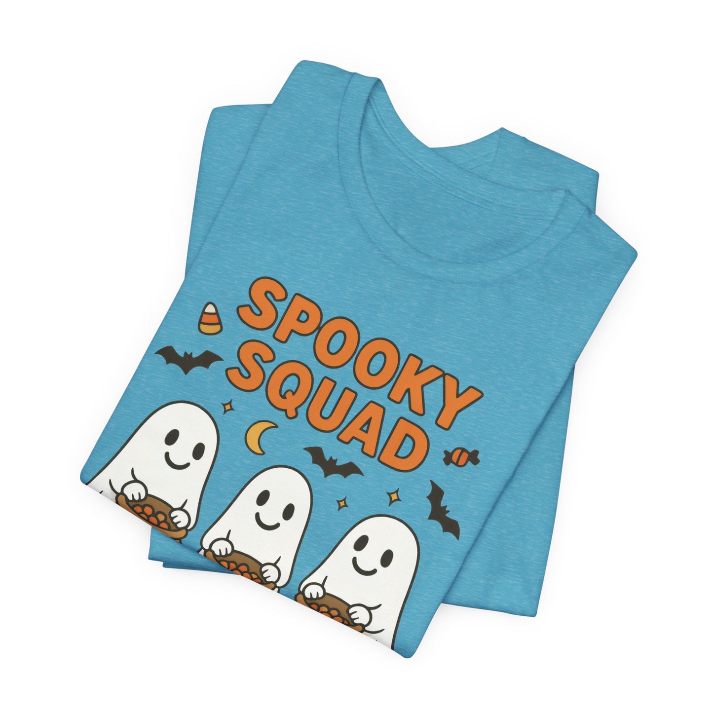 Spooky Squad Coffee Ghosts Tee – Halloween Shirt for Coffee Lovers