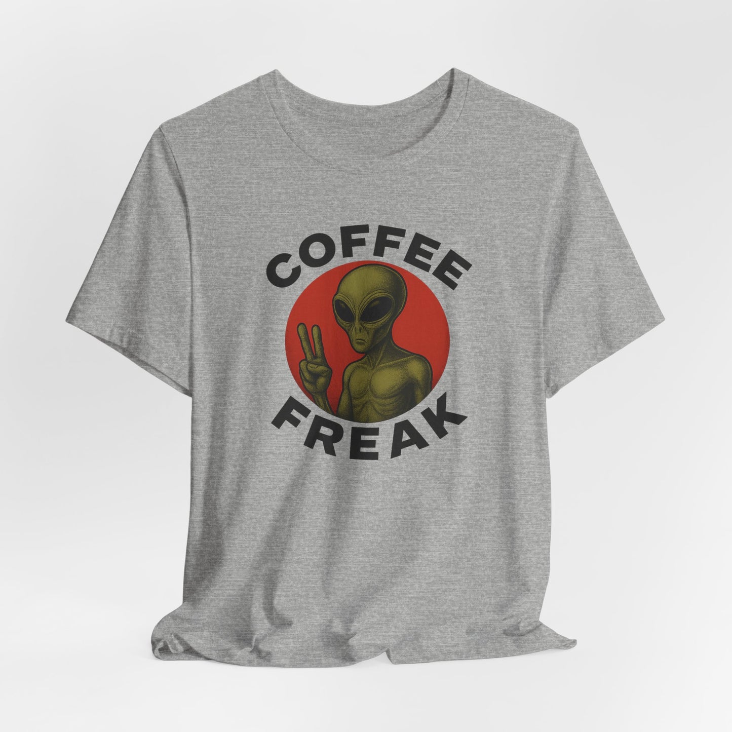 Coffee Freak Unisex Jersey Short Sleeve Tee, Cute Alien Tee, Funny Coffee Shirt for Coffee Lovers, Quirky Graphic Tee, Perfect for [...]