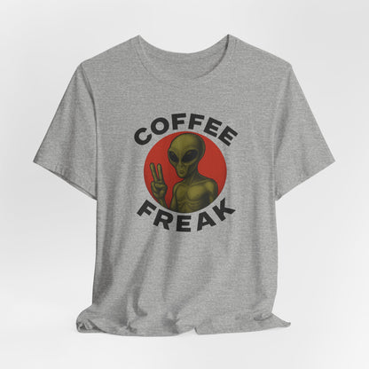 Coffee Freak Unisex Jersey Short Sleeve Tee, Cute Alien Tee, Funny Coffee Shirt for Coffee Lovers, Quirky Graphic Tee, Perfect for [...]