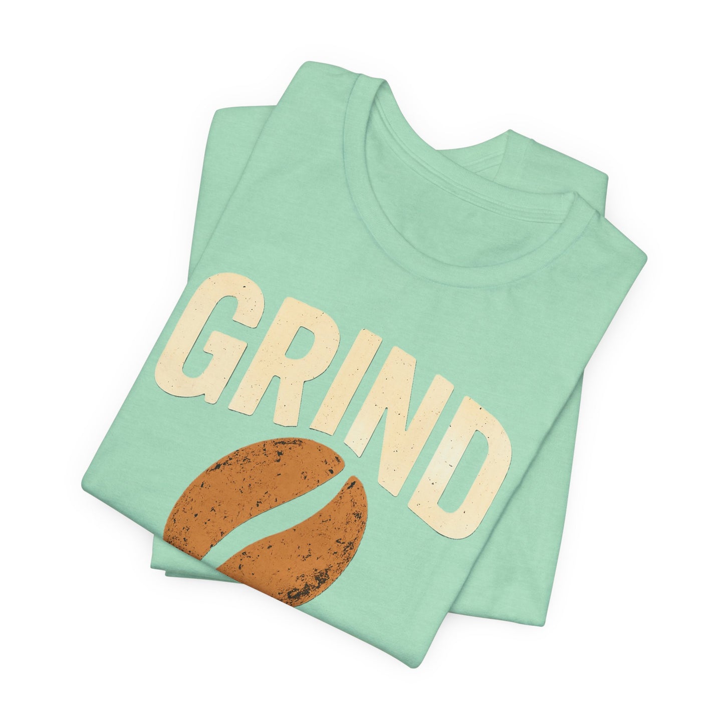 Coffee Lover's Grind Tee, Unisex Short Sleeve Shirt, Perfect Gift for Baristas, Casual Coffee Shop Style, Great for Birthdays, Coffee Days
