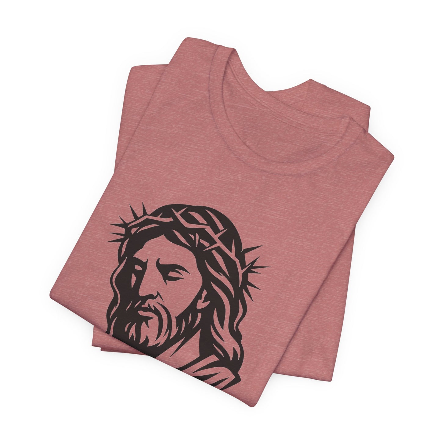 Faith Bible Verse Graphic Tee – Inspirational Psalm 23:5 Shirt, Crown of Thorns Design