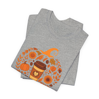 Blessed Pumpkin Fall T-Shirt - Cozy Autumn Style, Perfect Gift for Thanksgiving, Harvest Celebration, Casual Wear, Seasonal Fashion