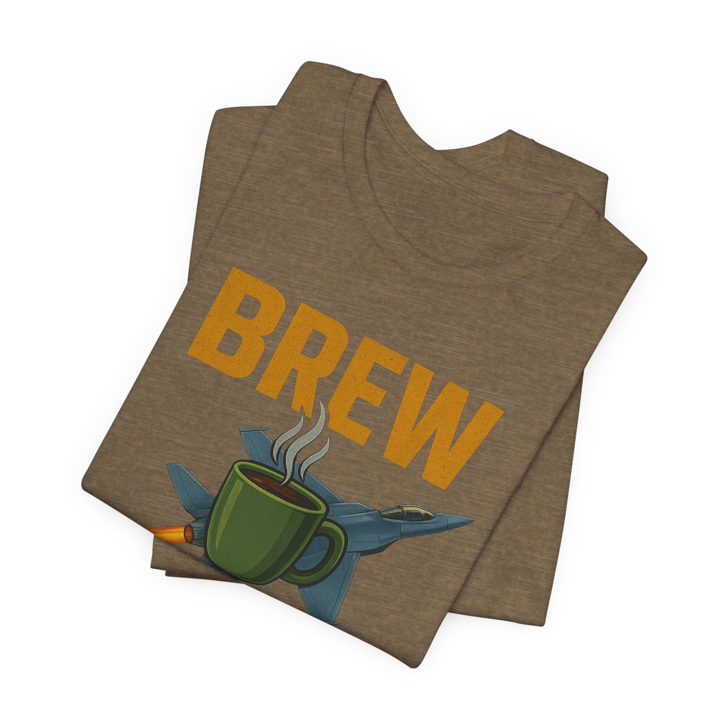 Brew Force Coffee Tee, Unisex Coffee Lover's T-Shirt, Gifts for Baristas, Father’s Day Gift, Coffee Enthusiast Apparel