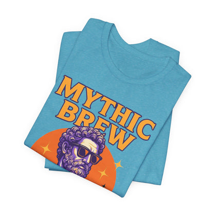 Mythic Brew Tee - Unisex Graphic T-Shirt, Coffee Lover Shirt, Gifts for Him, Vintage Style Tee, Casual Wear