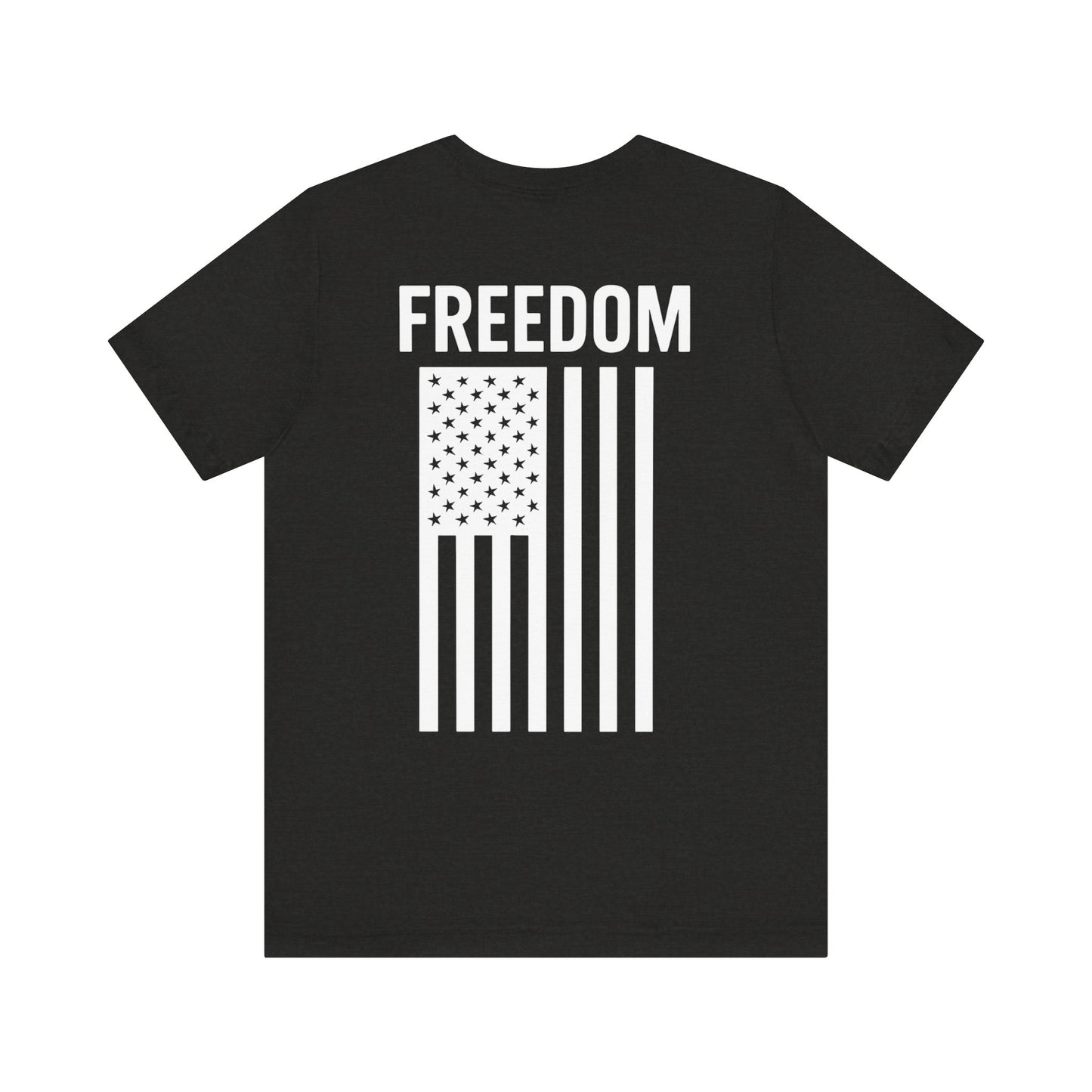 Freedom Flag Unisex Tee - Patriotic Shirt for Independence Day, Casual Wear, USA Pride, Gift for Veterans, Summer Style