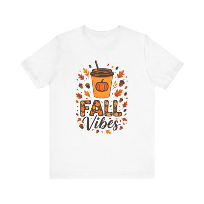 Autumn Coffee Lover Tee - Fall Vibes Unisex Shirt, Perfect for Cozy Days, Pumpkin Spice, Thanksgiving Gift, Seasonal Fashion, Casual Wear