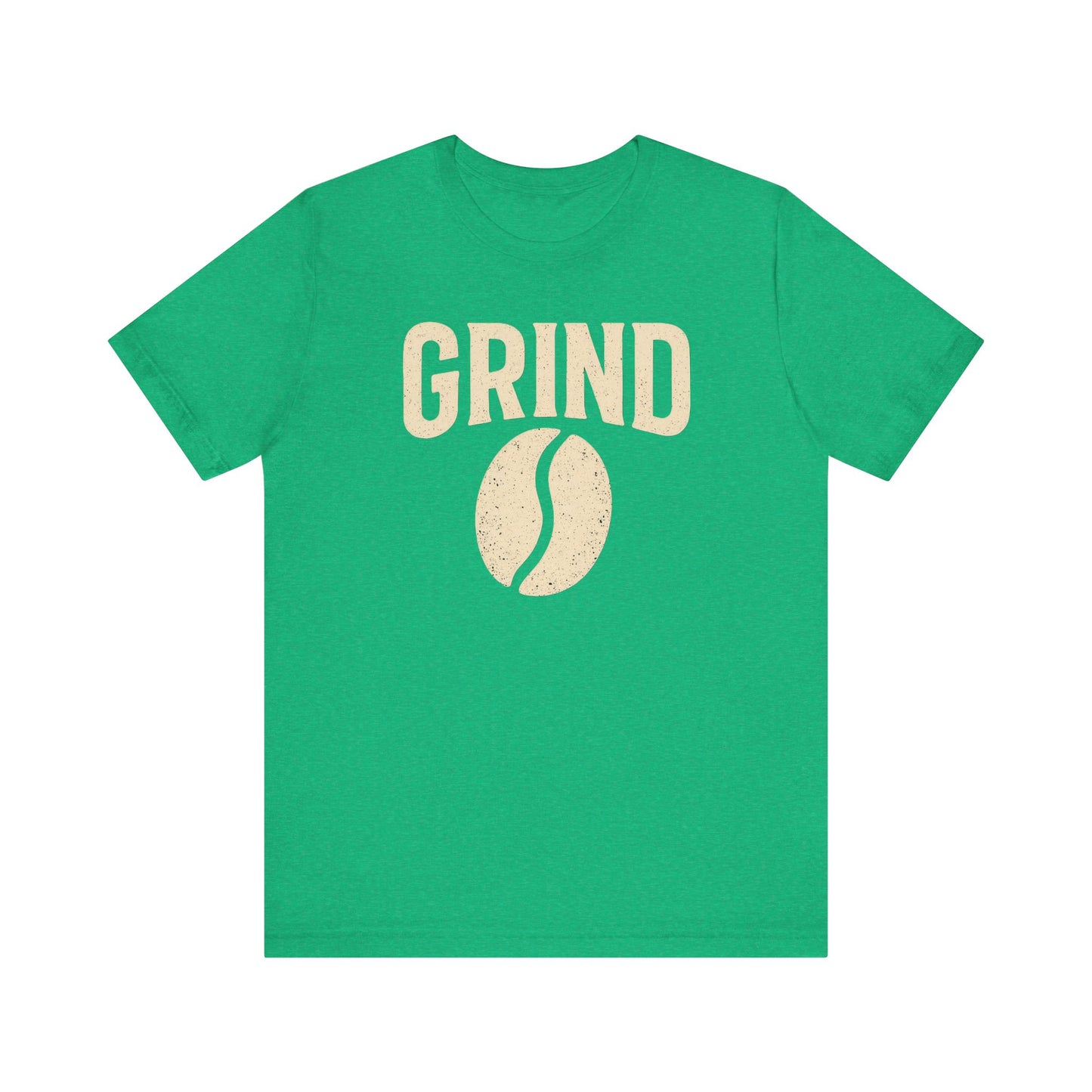 Unisex Coffee Grind Tee - Motivational Workout Shirt, Perfect for Coffee Lovers, Gym Enthusiasts, Gift for Coffee Lovers, Casual Wear