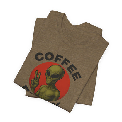 Coffee Freak Unisex Jersey Short Sleeve Tee, Cute Alien Tee, Funny Coffee Shirt for Coffee Lovers, Quirky Graphic Tee, Perfect for [...]