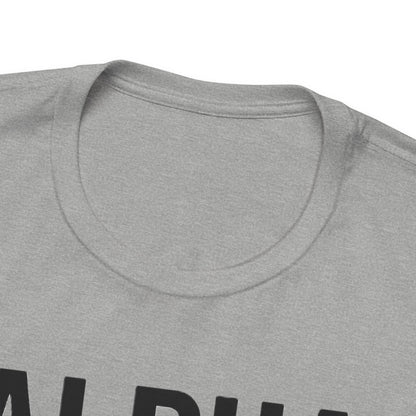 Alpha Fuel Unisex Tee, Coffee Lover T-Shirt, Gift for Baristas, Dog and Cat Owners Gift, Casual Everyday Wear